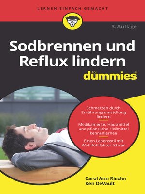 cover image of Sodbrennen und Reflux lindern f&uuml;r Dummies